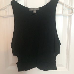 Don’t Ask Why black crop top